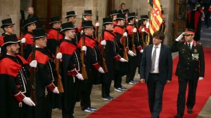 El nou president de la Generalitat, quan es dirigia a Palau