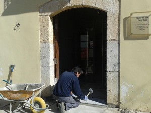 Imatge de les obres al Museu