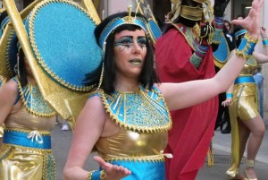 L'antic Egipte també ha desfilat pels carrers de la Canonja. Foto: Tarragona21