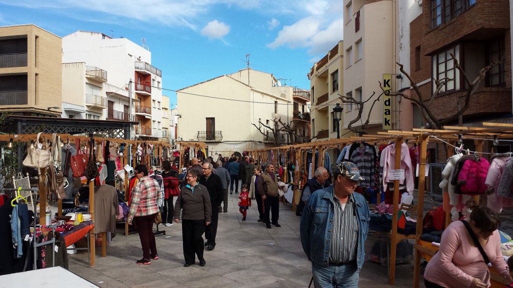 Aspecte que registrava el primer Mercat de segona mà