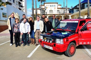 Els participants, amb l'alcalde de Roda de Berà, Pere Virgili