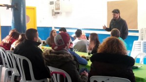 Un moment de la presentació del projecte en la jornada de portes obertes