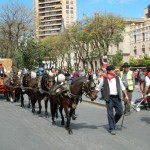 Tarragona celebra Els Tres Tombs amb més de setanta carros i uns 140 cavalls