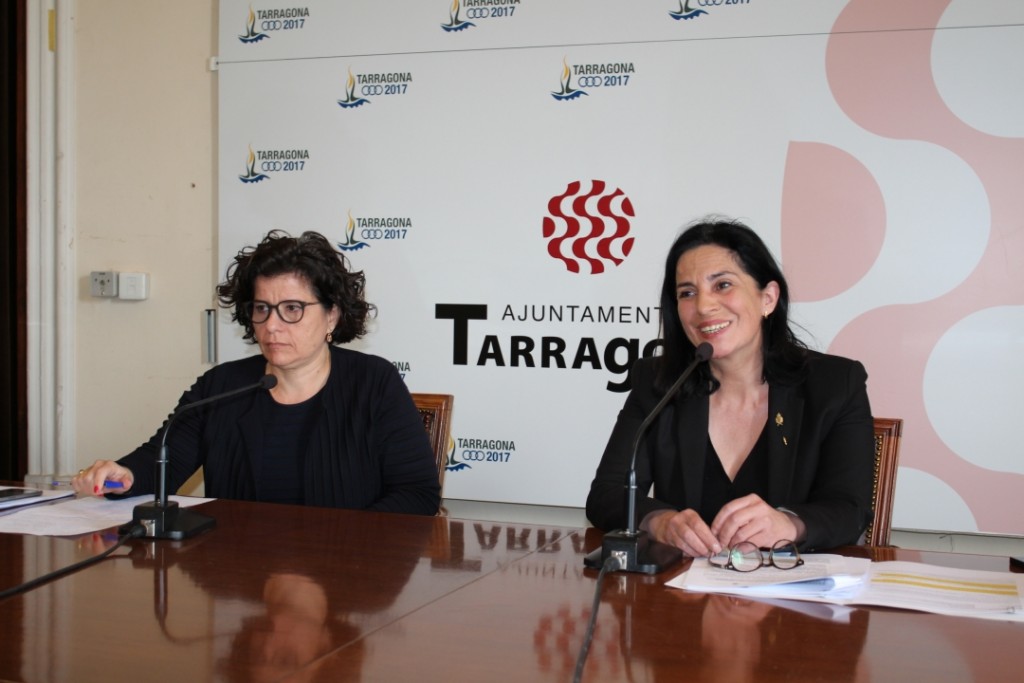 Les dues regidores a l'Ajuntament de Tarragona Foto:Mauri