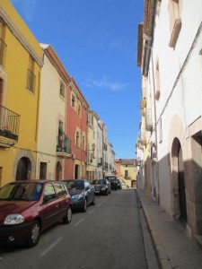 El carrer, abans de les obres fetes