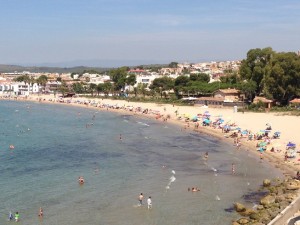 Imatge de la platja d'Altafulla