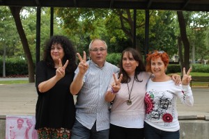 Isabel Bou, Fèlix Alonso, Yolanda López i Hortènsia Grau a Cambrils