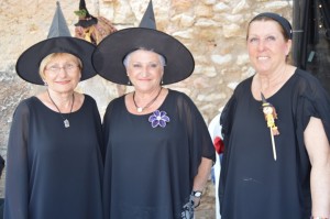 Conxita Godó, Rosa Baños i Maria Jesús González, de l'Ateneu Cultural de Dones d'Altafulla. Foto: Tarragona21