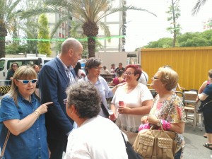 El candidat Jordi Roca ha estat avui a Reus