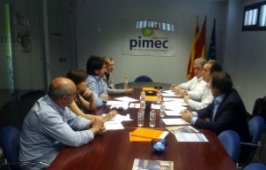Sergio del Campo s'ha entrevistat avui amb els representats de la Pimec a Tarragona