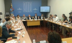 Comissió de seguiment del CRT a la delegació del govern de Tarragona. Foto: Tarragona 21