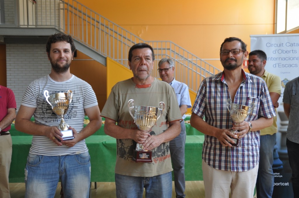 Guanyadors del concurs d'escacs a Torredembarra. Foto: Cedida