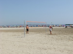 Zona esportiva de la platja de la Pineda