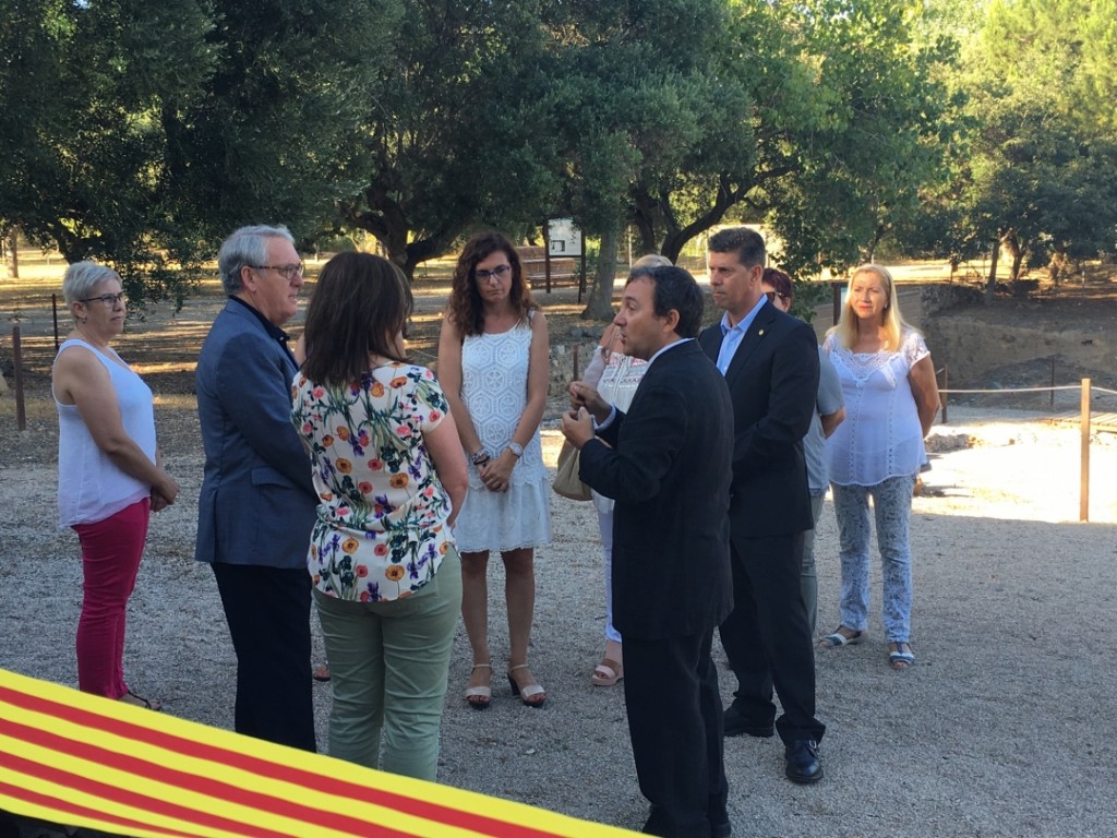 Inauguració de les obres impulsades per la Diputació de Tarragona. Foto: Cedida