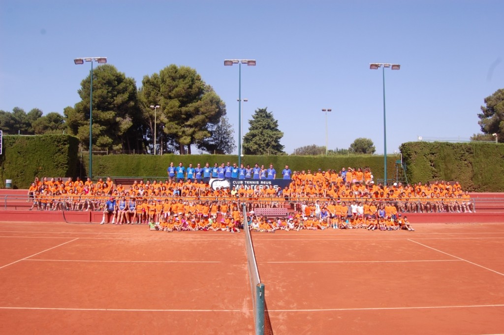 Imatge de grup del club Tennis Monterols. Foto: Cedida