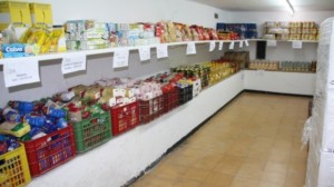 Imatge de punt de distribució d'aliments. 