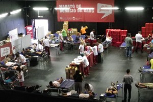 El Teatre Tarragona s'ha omplert de donants de sang. Foto: Romà Rofes / Tarragona21.cat