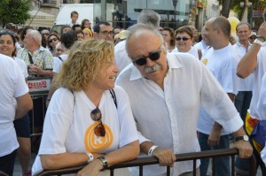 Jose Lluís Carod-Rovira i la seva esposa. Foto: Tarragona21