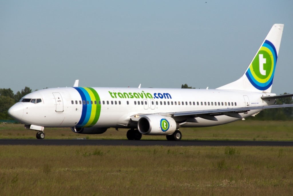 Avió de la companyia Transavia, proveïdora de la connexió amb Amsterdam. Foto: Cedida