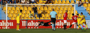 El Nàstic ha encaixat la primera derrota de la temporada. Foto: LFP