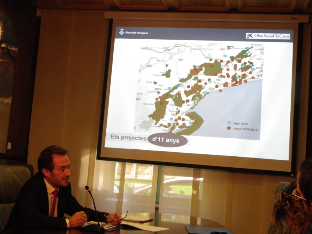 Abast territorial dels 130 projectes finançats en 11 anys. Foto: Romà Rofes / Tarragona21.cat