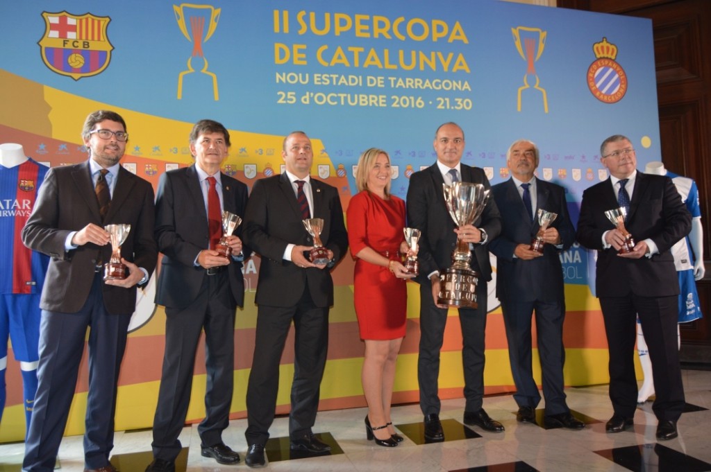 Avui s'ha presentat la II Supercopa de Catalunya a l'Ajuntament de Tarragona. Foto: Tarragona21