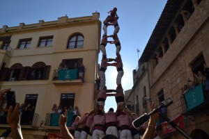 El 2 de vuit amb folre dels Xiquets de Tarragona. Foto: Elo Ruiz