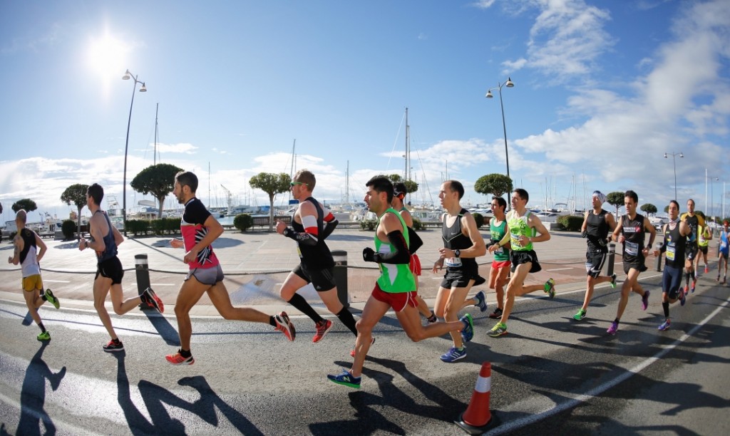 Imatge de la darrera edició de la mitja marató. Foto: Cedida