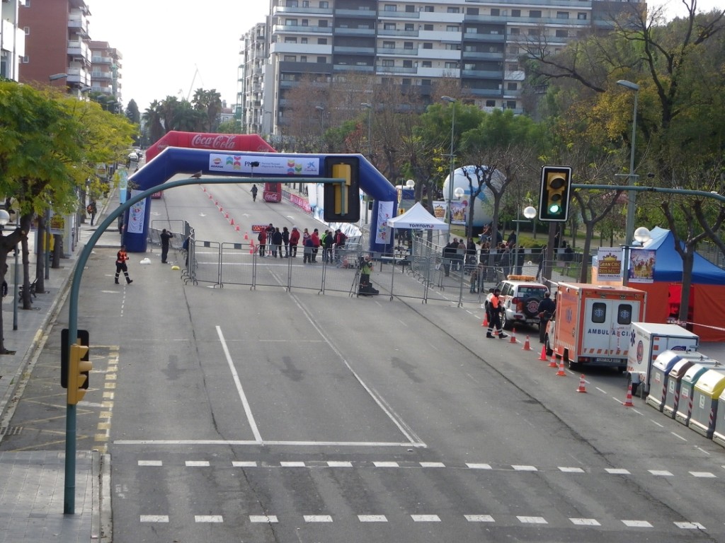 Dispositiu de la Mitja Marató de Tarragona. Foto: Romà Rofes / Tarragona21.cat