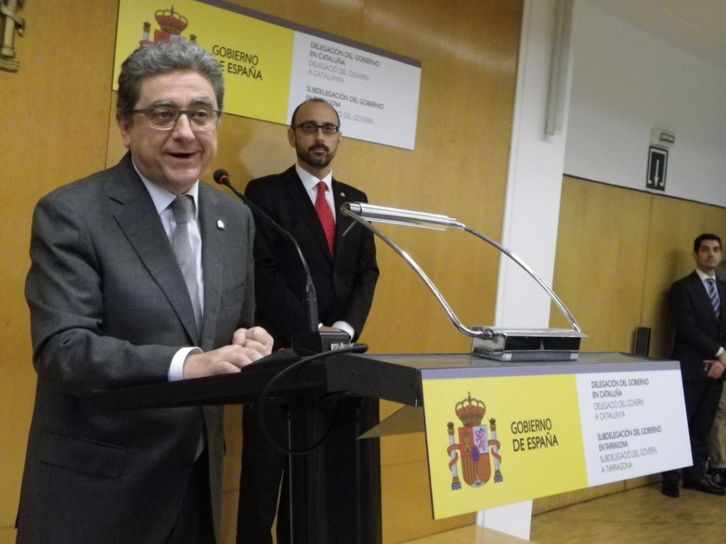 El delegat de l'Estat a Catalunya, Enric Millo, a la Subdelegació de Tarragona. Foto: Romà Rofes / Tarragona21.cat