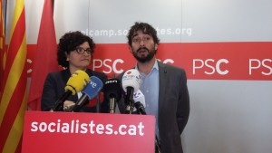 Els diputats al Parlament Carles Castillo i Rosa Ibarra
