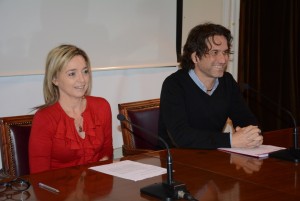 La regidora d'Esports, Isabel Negueruelas, i el gerent d'Esports, Ramon Cuadrat. Foto: Mauri