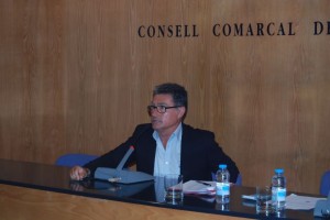 El president del Consell Comarcal, Pere Virgili