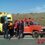 Els Bombers rescaten un ciclista de 23 anys ferit en un accident a Cornudella