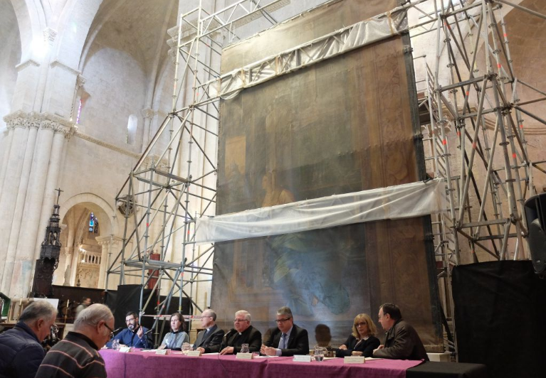 Presentació del projecte de restauració de l'orgue de la Catedral. Foto: Tarragona Ràdio