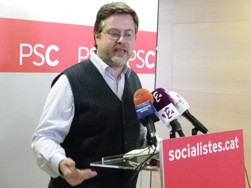 Santiago Castellà, candidat a la presidència de l'agrupació local del PSC de Tarragona. Foto: Romà Rofes / Tarragona21.cat