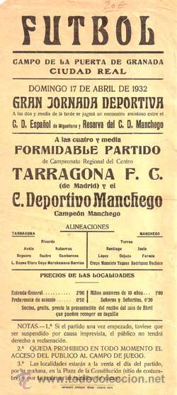 Cartell del 1932 que certifica que l'equip va jugar a Madrid durant cinc temporades.