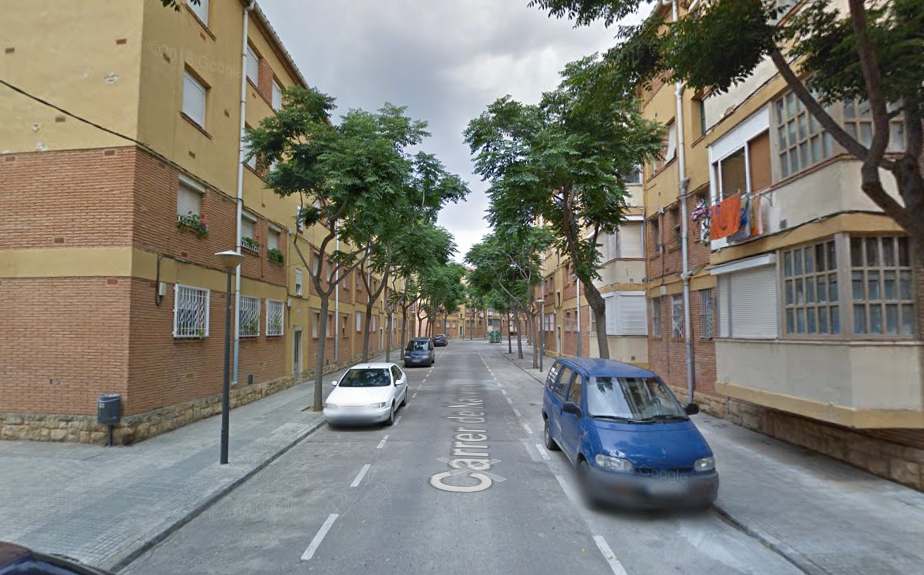 Un dels carrers on van robar els detinguts, al barri Fortuny de Reus. Foto: Google Maps