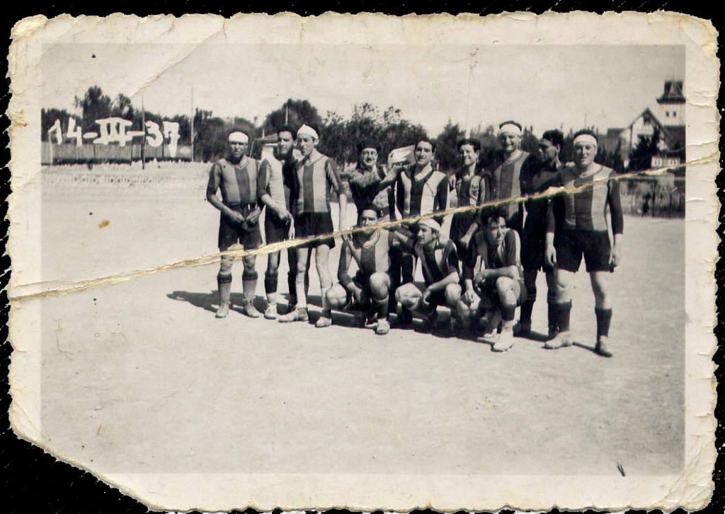 Una alineació del Tarragona FC, del 14 de març del 1937. Foto: Cedida