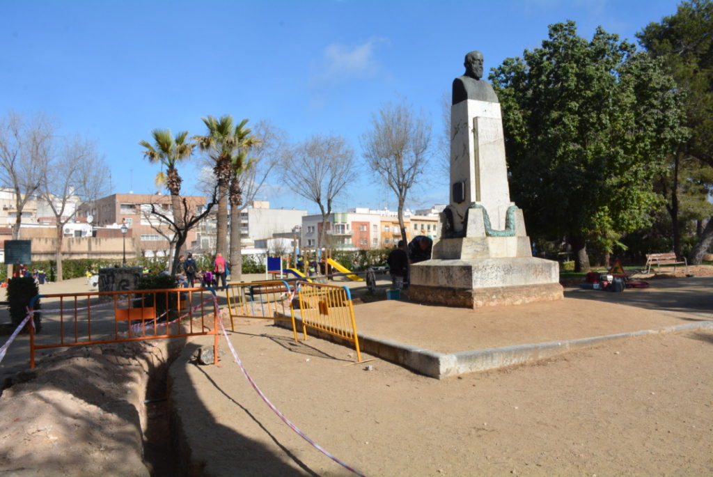 Imatge de la reforma del parc Saavedra. Foto: Mauri