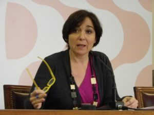 Des de la setmana passada, la portaveu del govern Begoña Floria és també la regidora delegada del pla de la Budellera. Foto: Romà Rofes / Tarragona21.cat