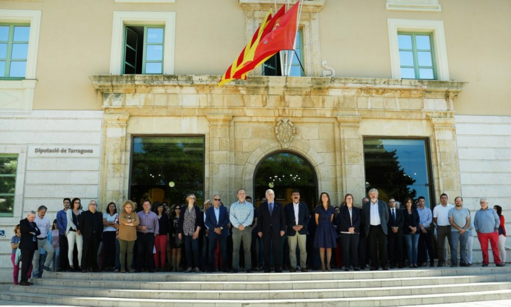 La Diputació de Tarragona també s'ha sumat a les mostres de dol. Foto: Cedida