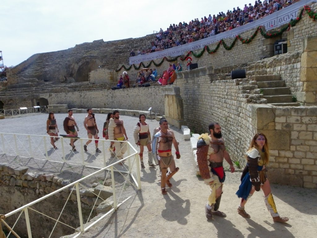 Els gladiadors de Tarraco Lvdvs. Foto: Romà Rofes / Tarragona21.cat