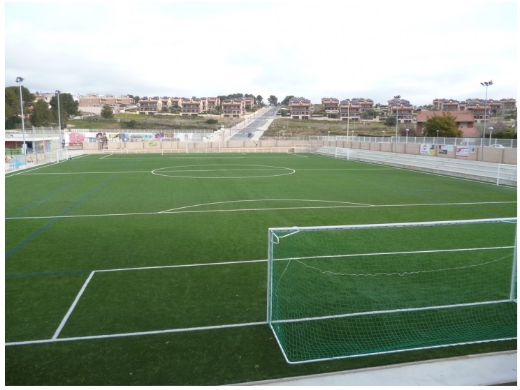 El camp de futbol municipal dels Pallaresos. Foto: Cedida