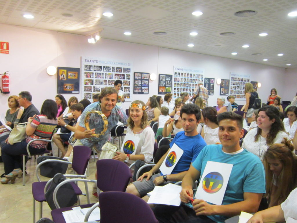 Imatge de la cloenda dels cursos de català. Foto: Cedida