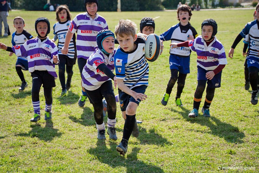 Nens del rugby Tarragona. Foto: Cedida