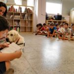 El col·legi Els Àngels duu a l’aula gossos per educar els nens