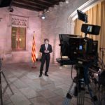 Puigdemont, en el discurs amb motiu de la Diada: “Només el Parlament pot inhabilitar el Govern”