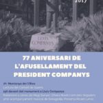 El PSC participarà “com cada any des dels seus inicis” en l’homenatge a Lluís Companys