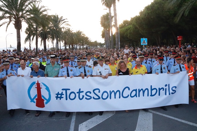 L'any passat Cambrils va reunir 16.000 persones per rebutjar els atemptats terroristes